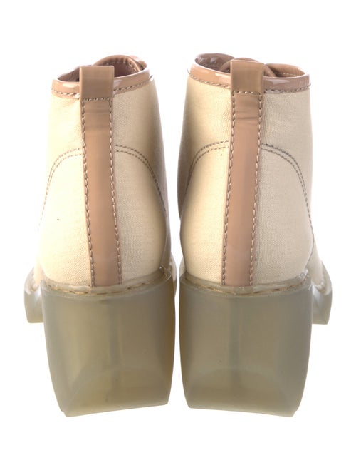 Opening Ceremony Canvas Lace-Up Boots