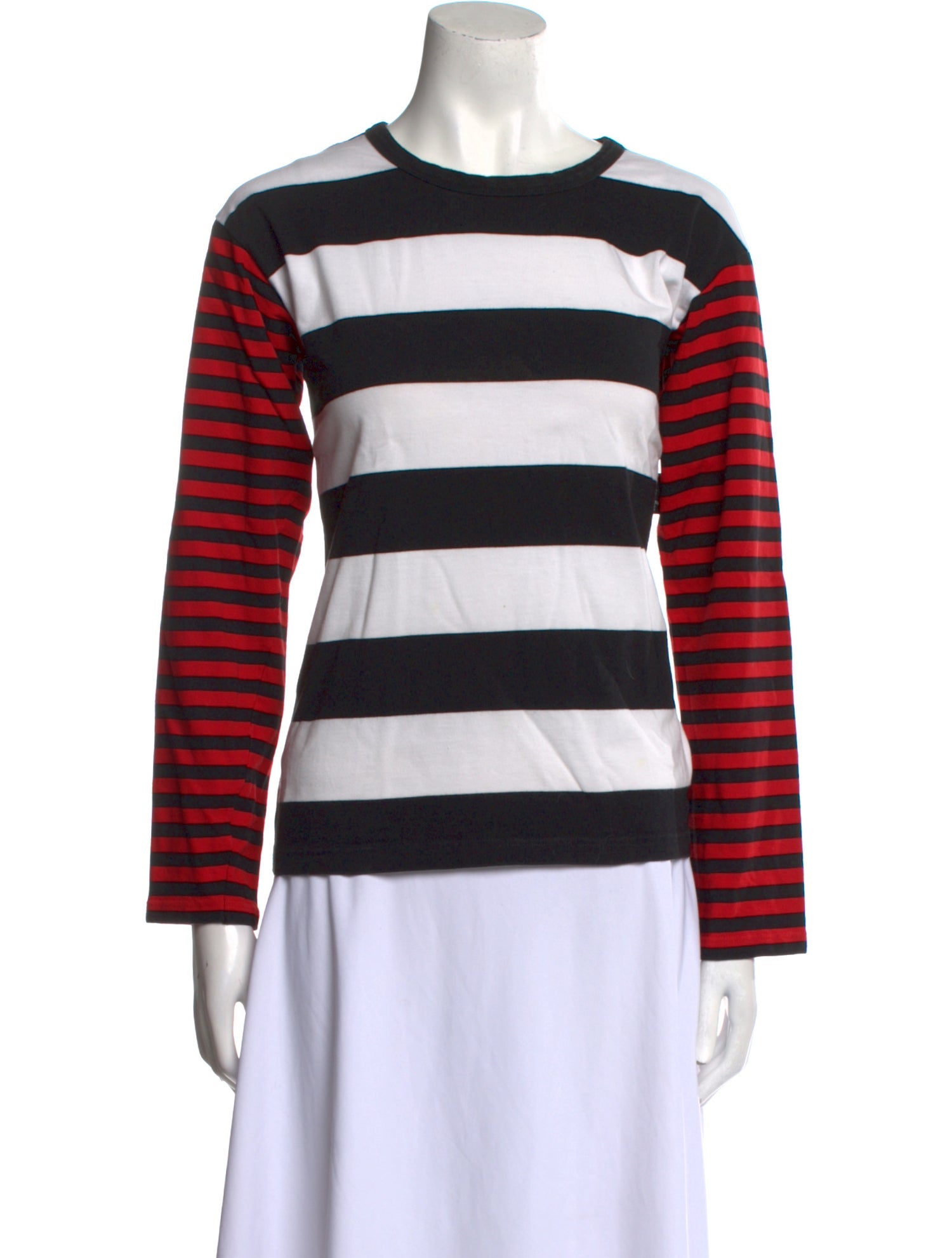 Opening Ceremony Striped Crew Neck Sweatshirt