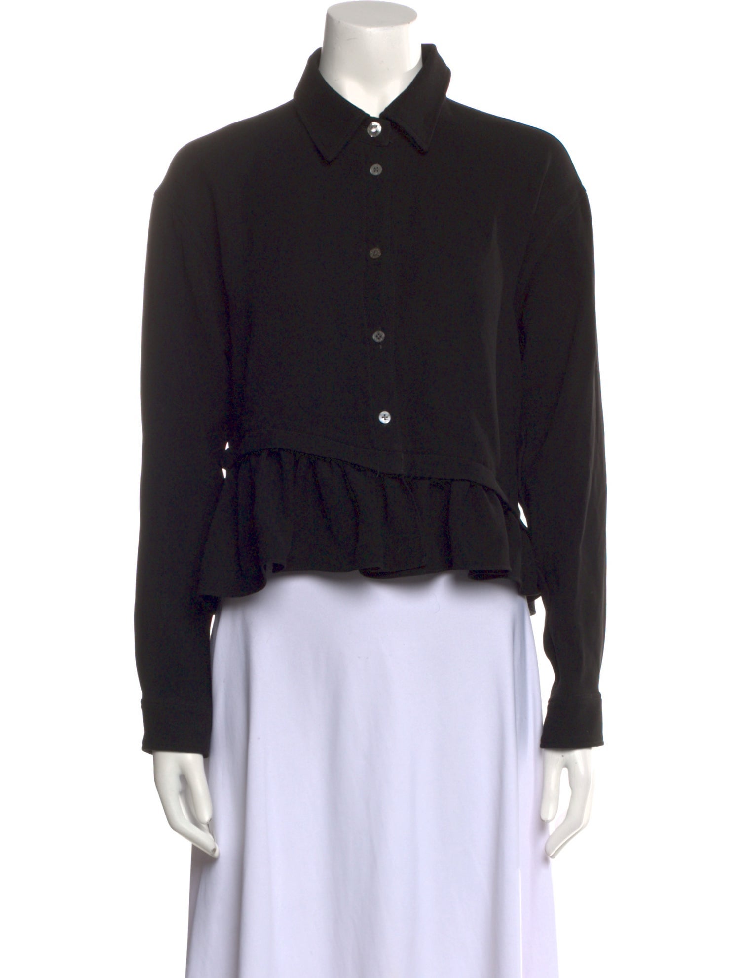 Opening Ceremony Long Sleeve Crop Top