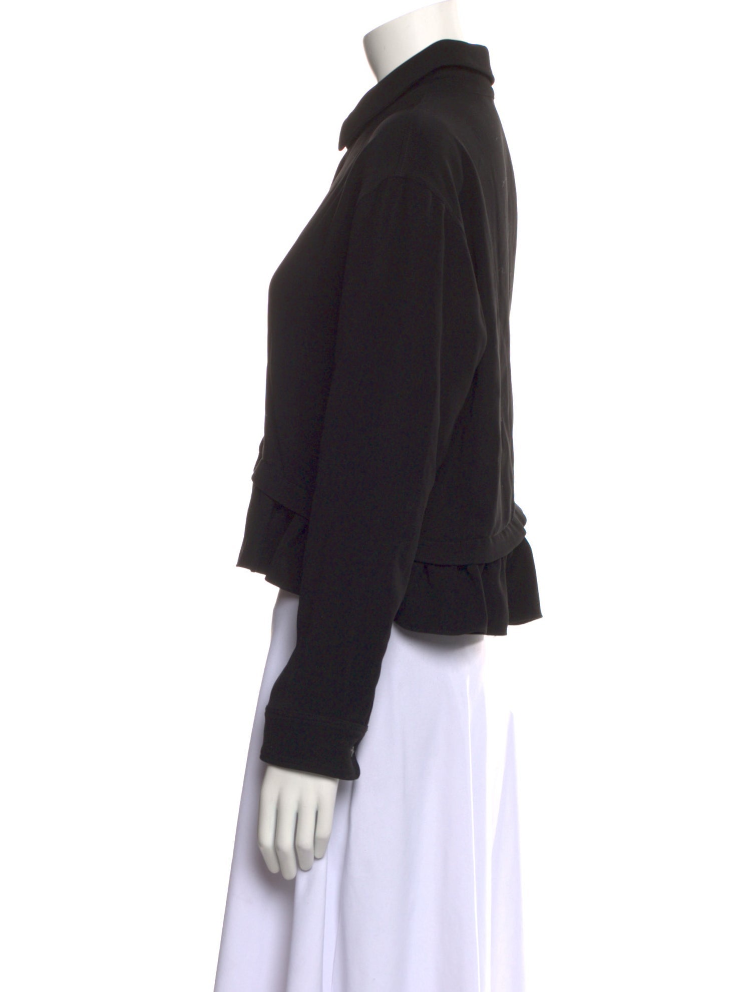 Opening Ceremony Long Sleeve Crop Top