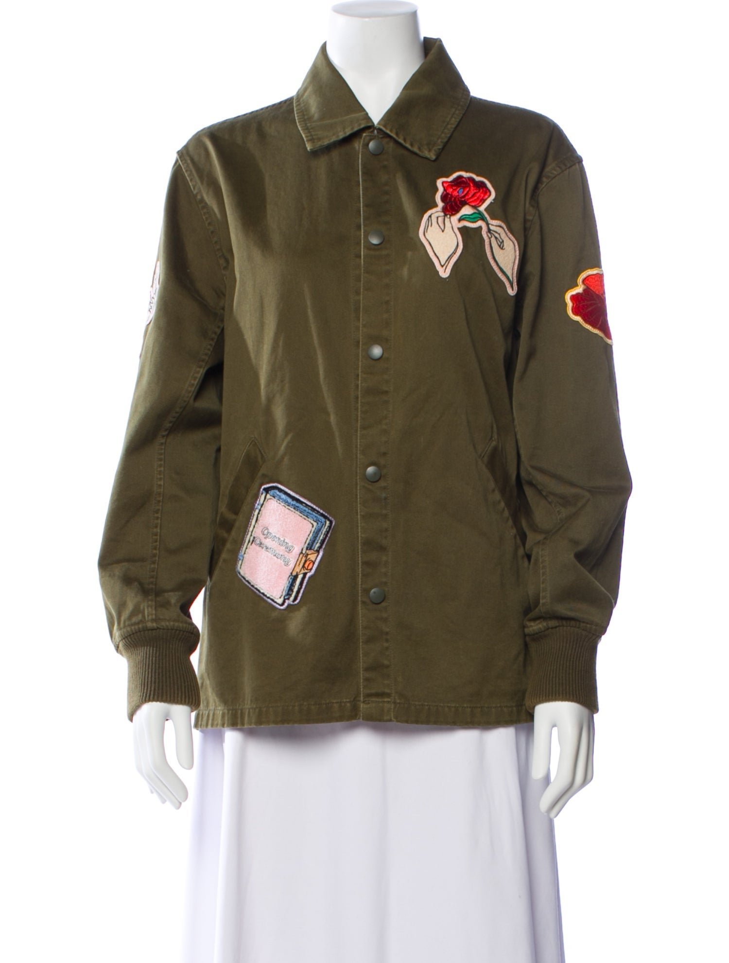 Opening Ceremony Graphic Print Utility Jacket