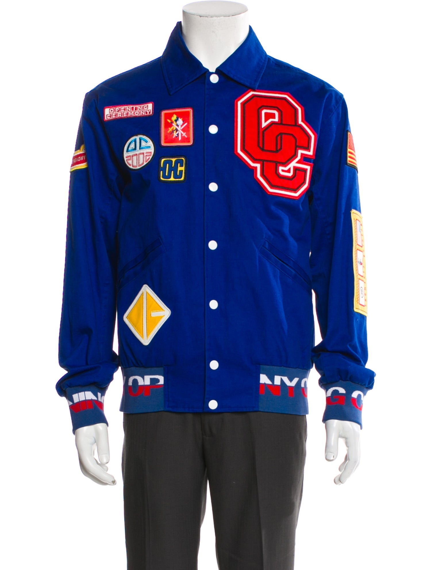 Opening Ceremony Graphic Print Denim Jacket