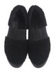 Opening Ceremony Shearling Grosgrain Trim Flats