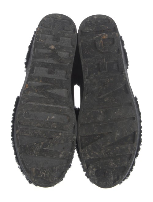 Opening Ceremony Shearling Grosgrain Trim Flats