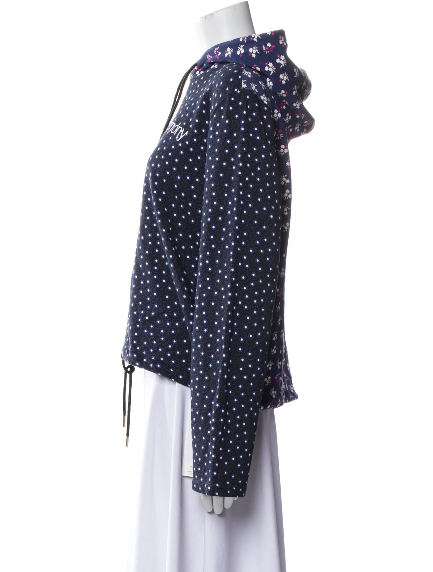 Opening Ceremony Floral Print Crew Neck Sweater