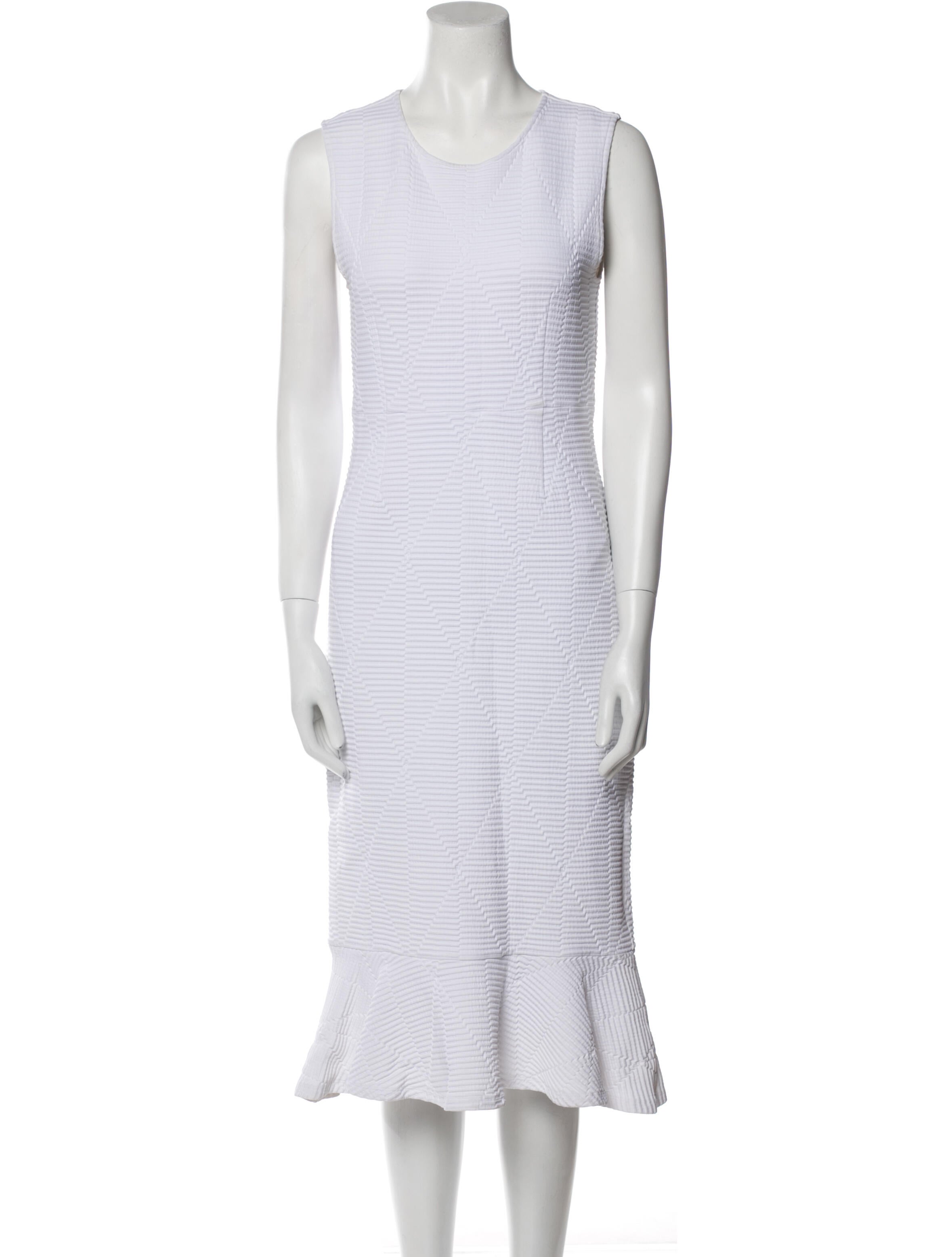 Opening Ceremony Scoop Neck Midi Length Dress