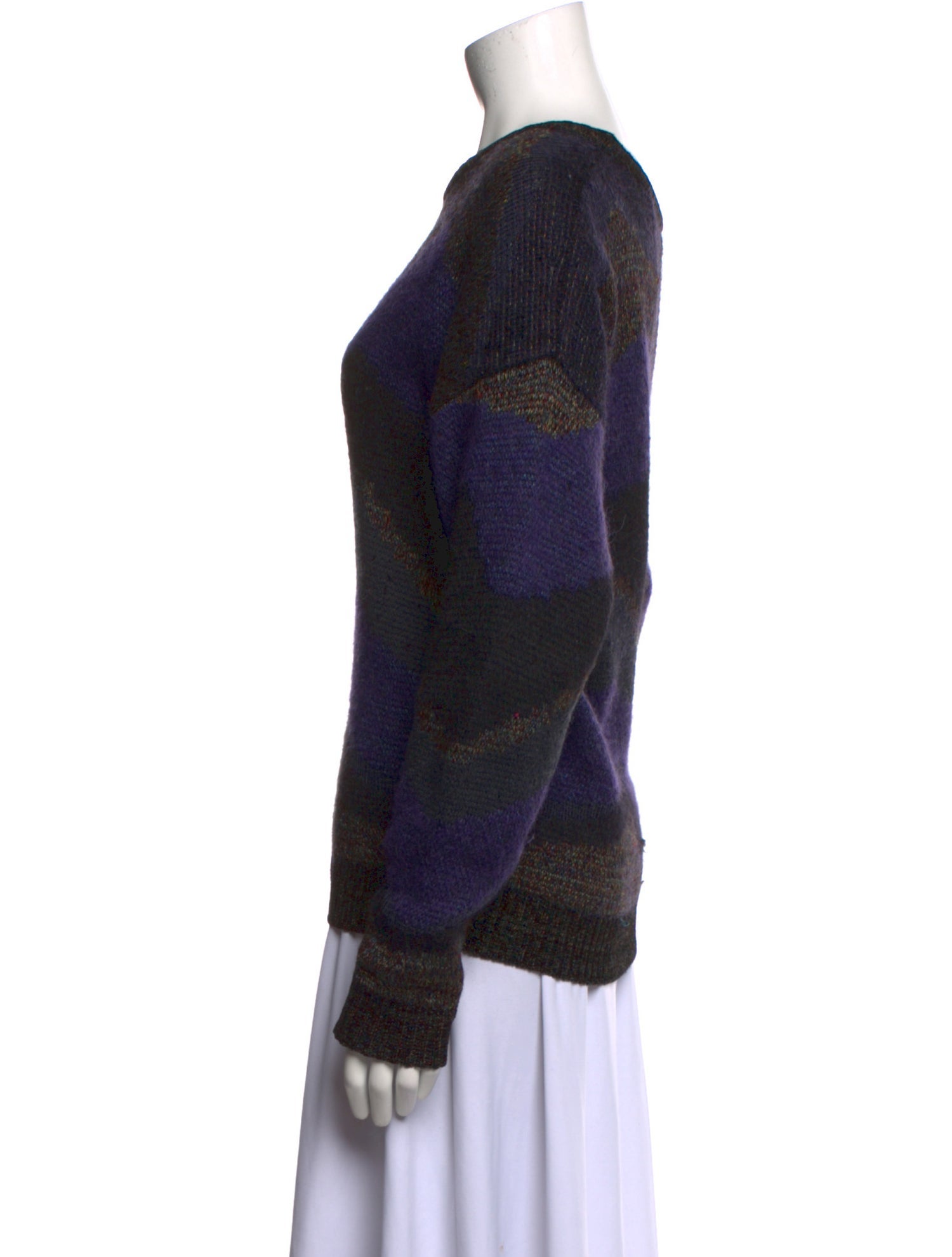 Opening Ceremony Printed Bateau Neckline Sweater