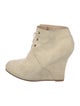 Opening Ceremony Suede Lace-Up Boots