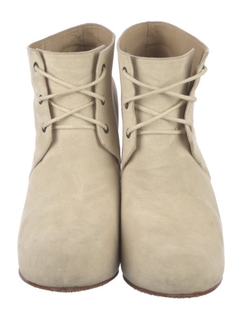 Opening Ceremony Suede Lace-Up Boots