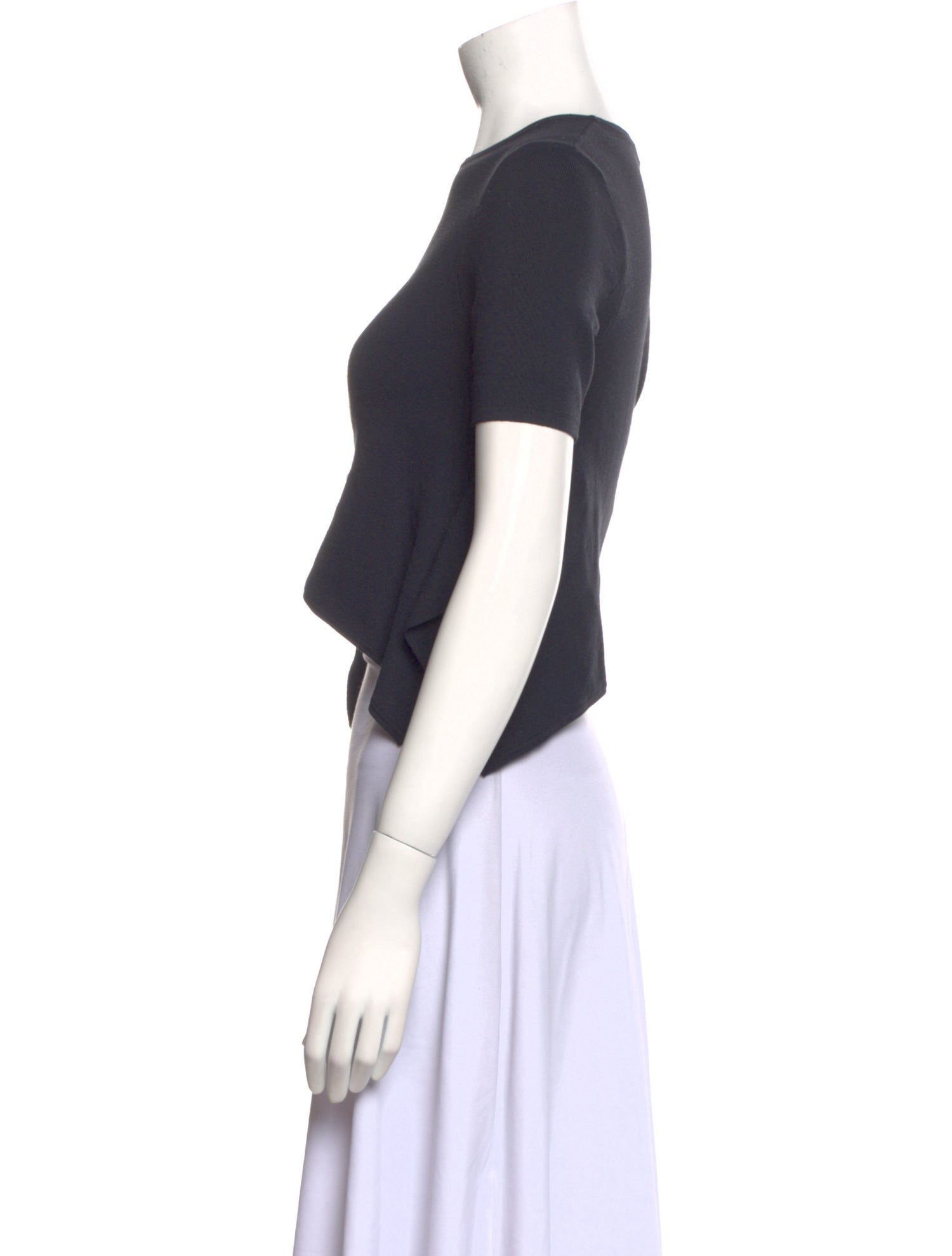 Opening Ceremony Crew Neck Short Sleeve Crop Top