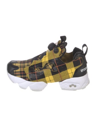 Opening Ceremony Leather Printed Chunky Sneakers
