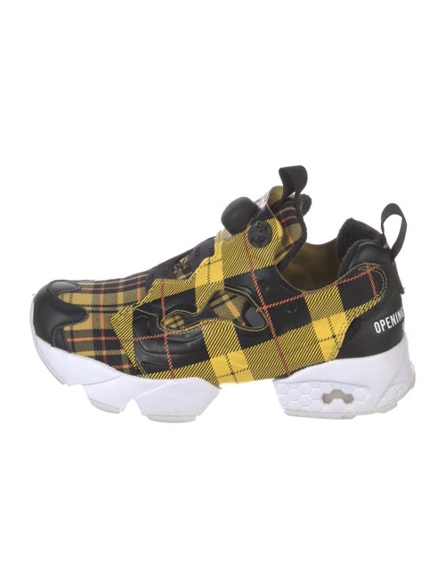 Opening Ceremony Leather Printed Chunky Sneakers