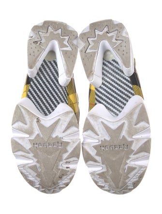 Opening Ceremony Leather Printed Chunky Sneakers