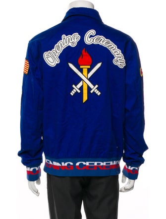 Opening Ceremony Graphic Print Varsity Jacket