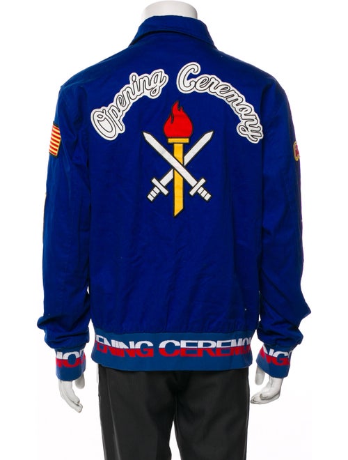 Opening Ceremony Graphic Print Varsity Jacket
