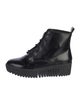 Opening Ceremony Leather Combat Boots