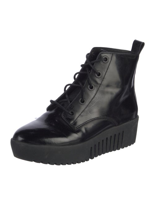 Opening Ceremony Leather Combat Boots