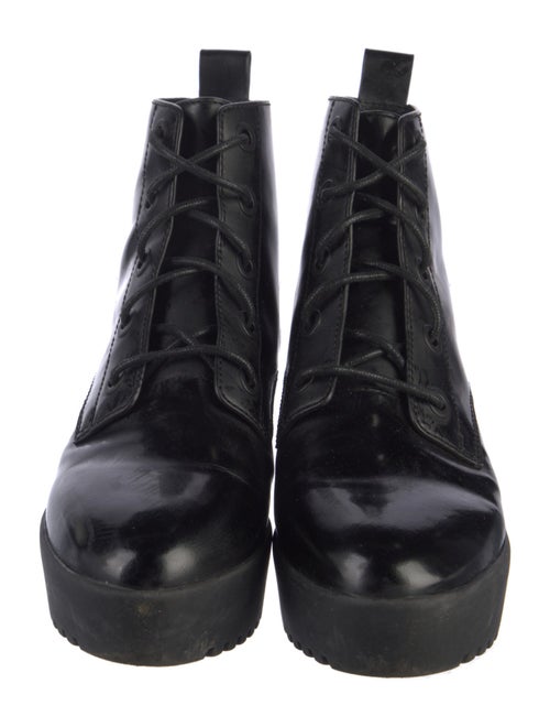 Opening Ceremony Leather Combat Boots