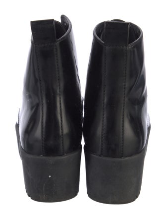 Opening Ceremony Leather Combat Boots