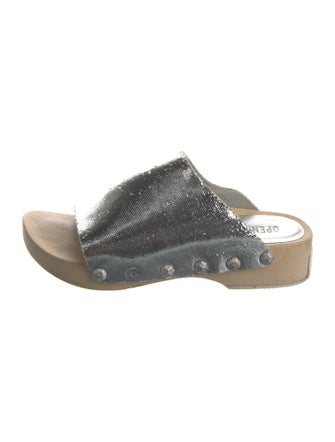 Opening Ceremony Leather Slides