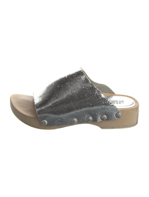 Opening Ceremony Leather Slides