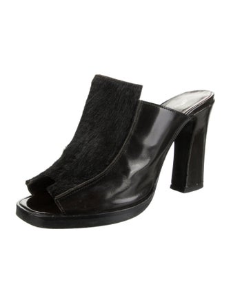 Opening Ceremony Leather Slides