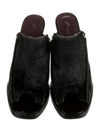 Opening Ceremony Leather Slides