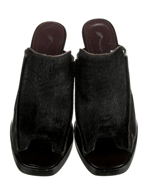 Opening Ceremony Leather Slides