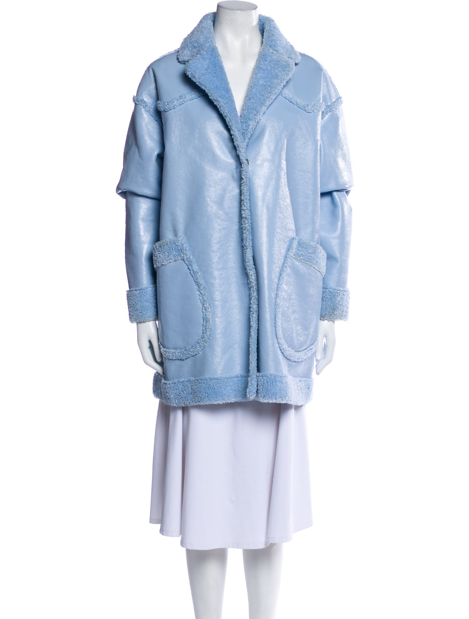 Opening Ceremony Faux Fur Coat