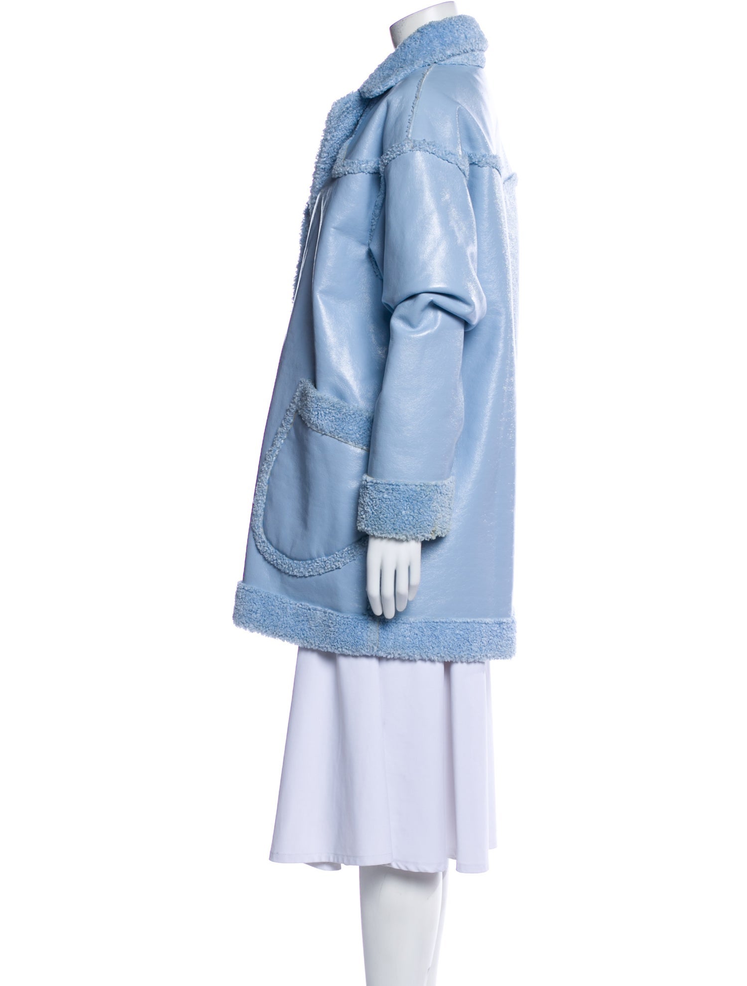 Opening Ceremony Faux Fur Coat