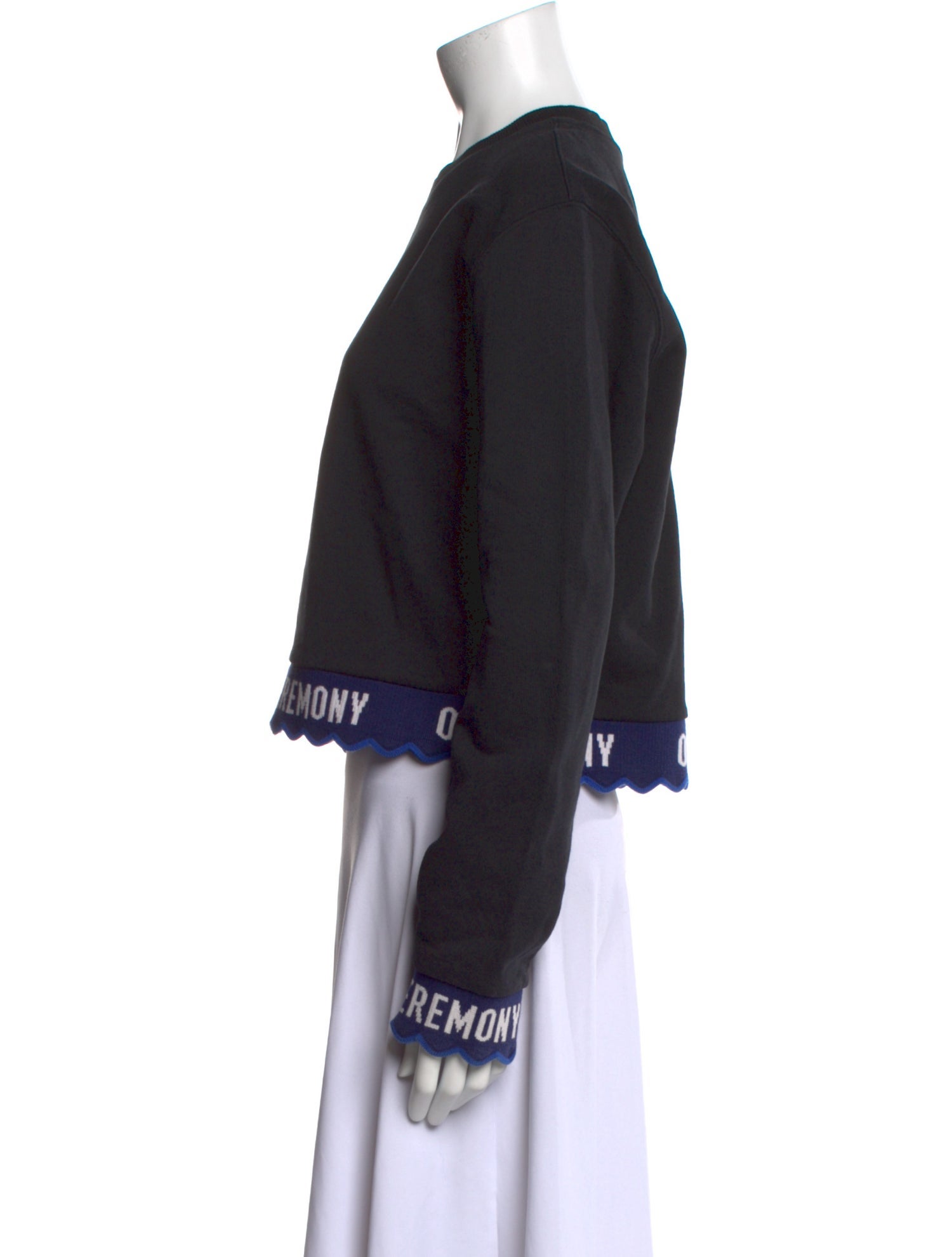 Opening Ceremony Crew Neck Long Sleeve Sweatshirt