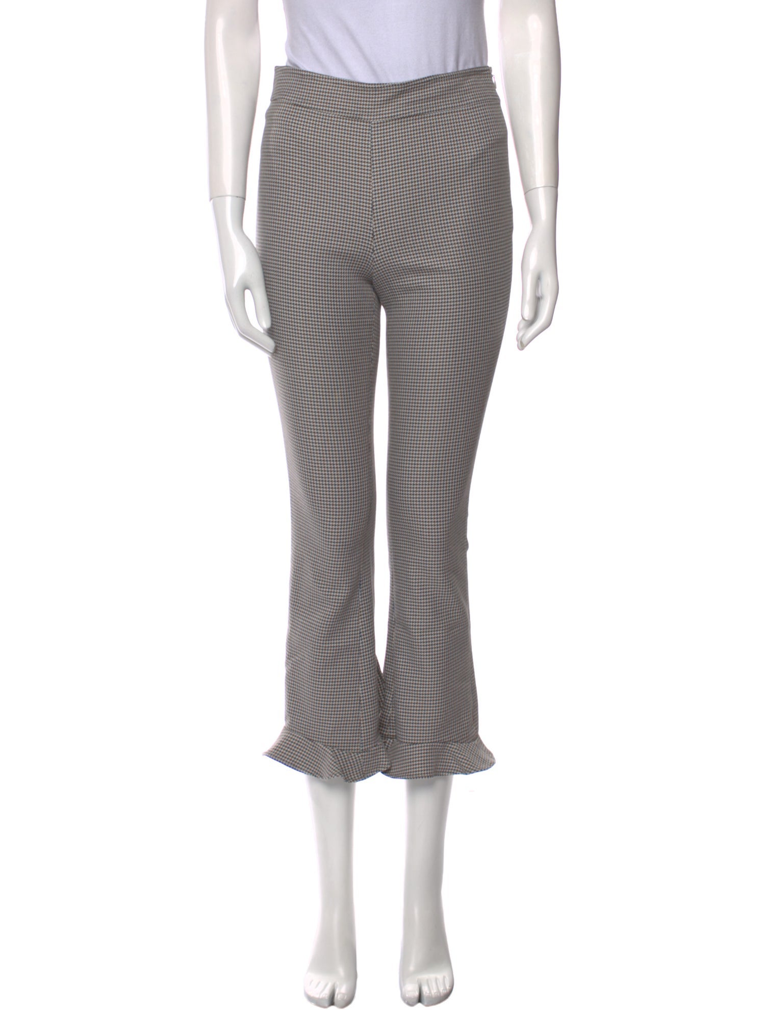 Opening Ceremony Plaid Print Straight Leg Pants