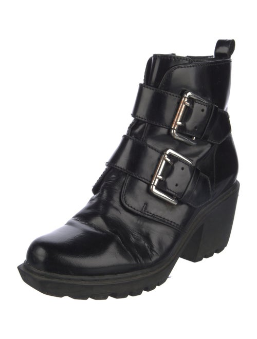 Opening Ceremony Patent Leather Combat Boots