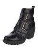 Opening Ceremony Patent Leather Combat Boots