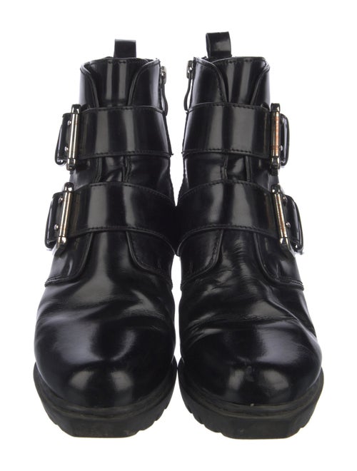 Opening Ceremony Patent Leather Combat Boots