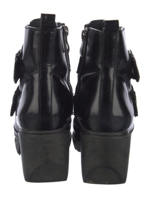 Opening Ceremony Patent Leather Combat Boots