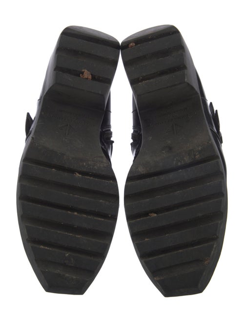 Opening Ceremony Patent Leather Combat Boots