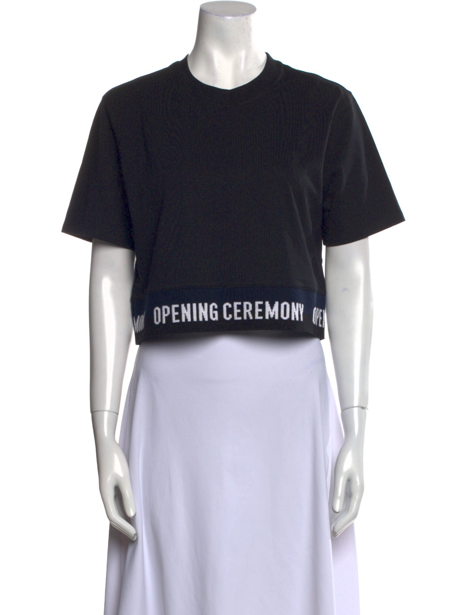 Opening Ceremony Crew Neck Short Sleeve Crop Top w/ Tags