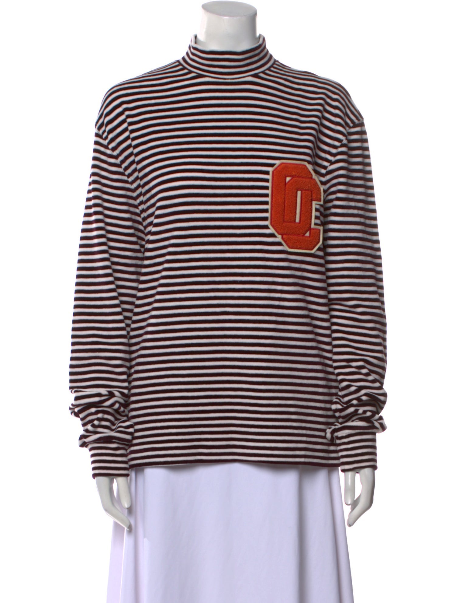 Opening Ceremony Striped Turtleneck Top