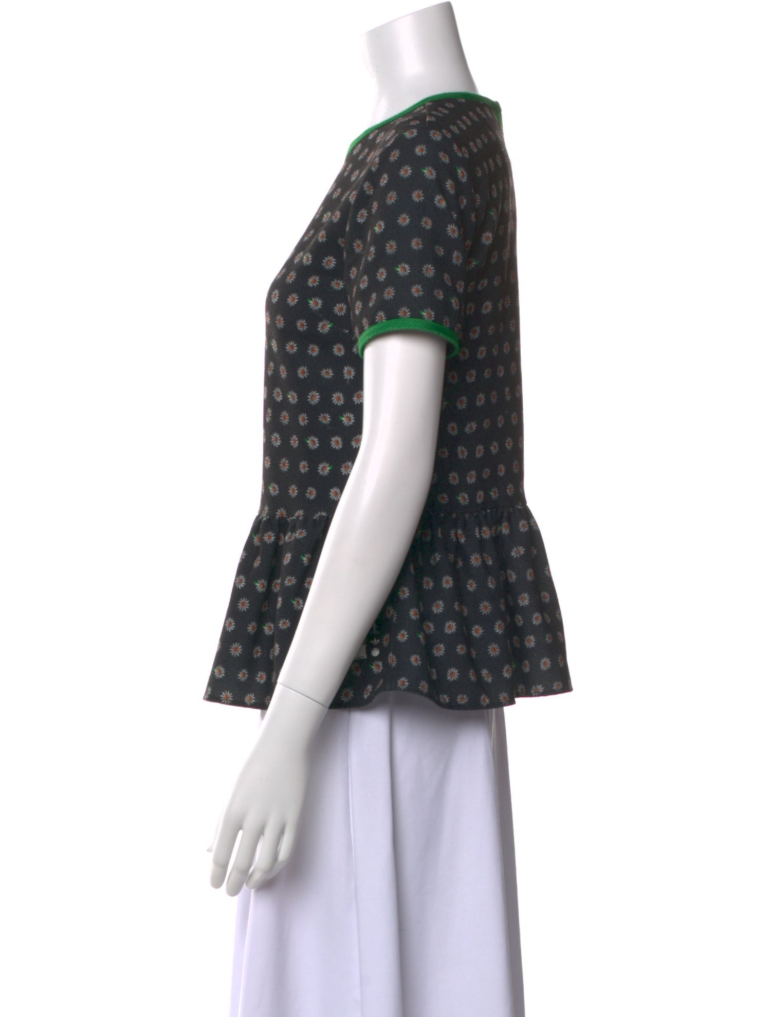 Opening Ceremony Floral Print Crew Neck T-Shirt