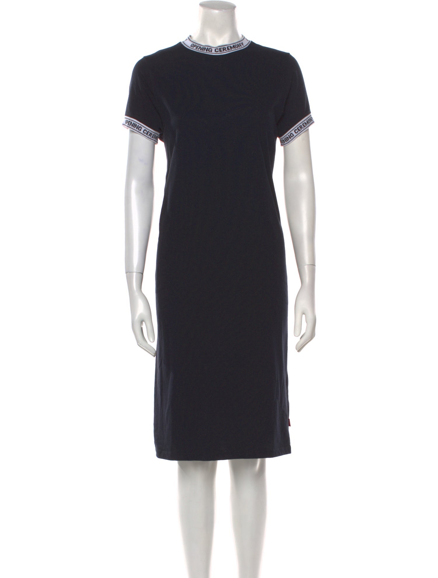 Opening Ceremony Crew Neck Knee-Length Dress