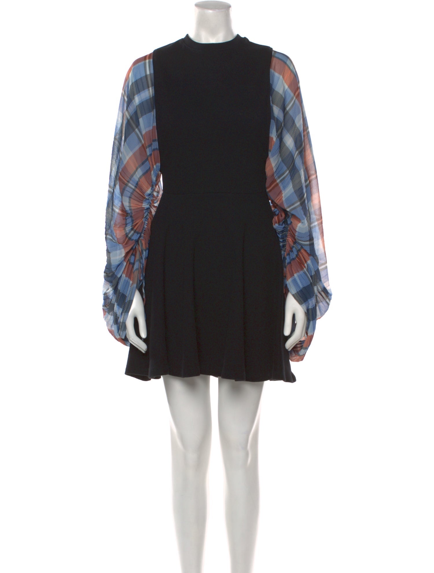 Opening Ceremony Plaid Print Mini Dress