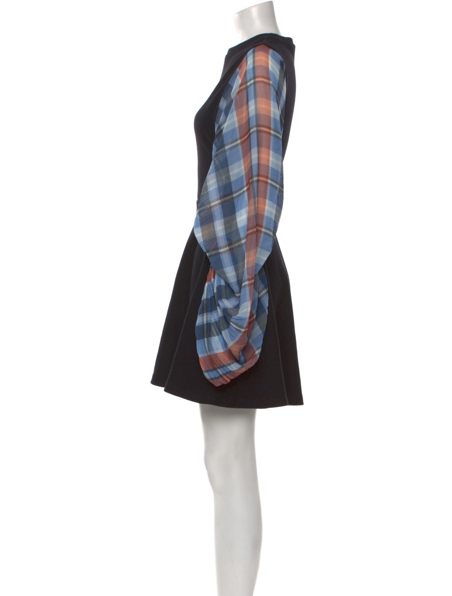 Opening Ceremony Plaid Print Mini Dress