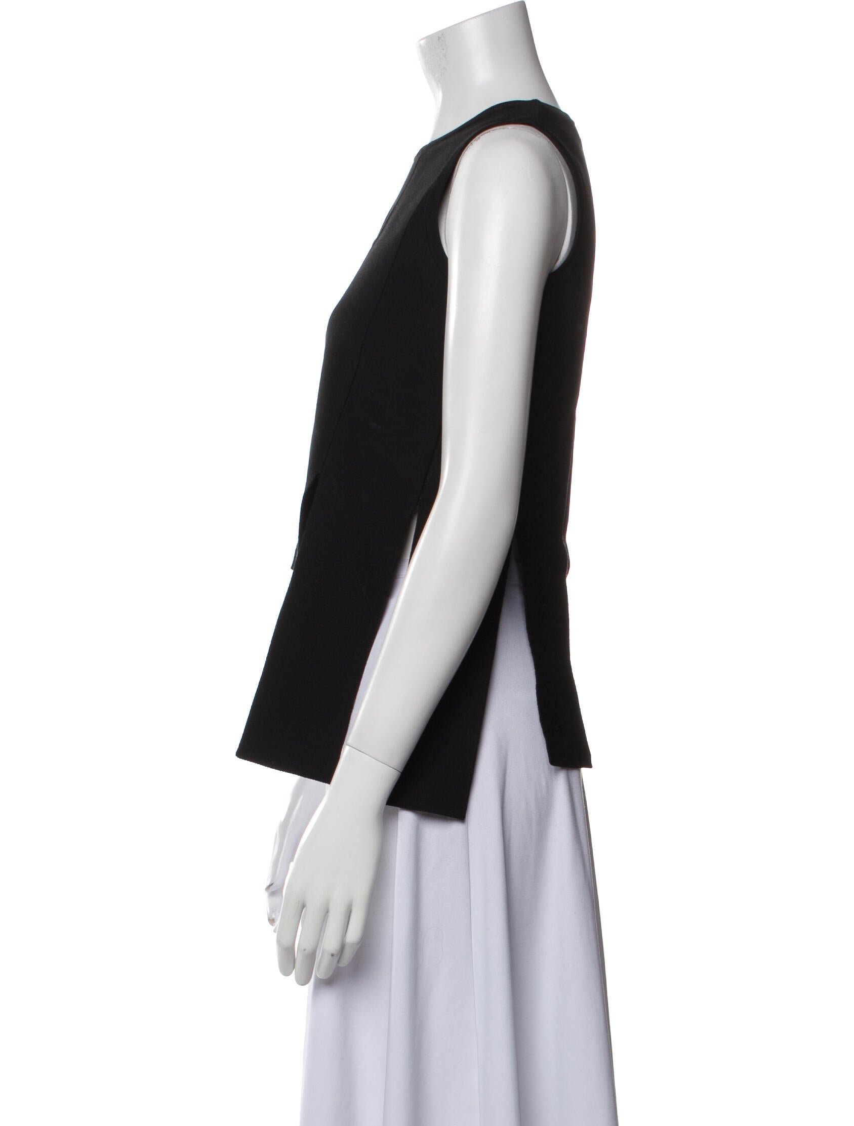 Opening Ceremony Crew Neck Sleeveless Crop Top