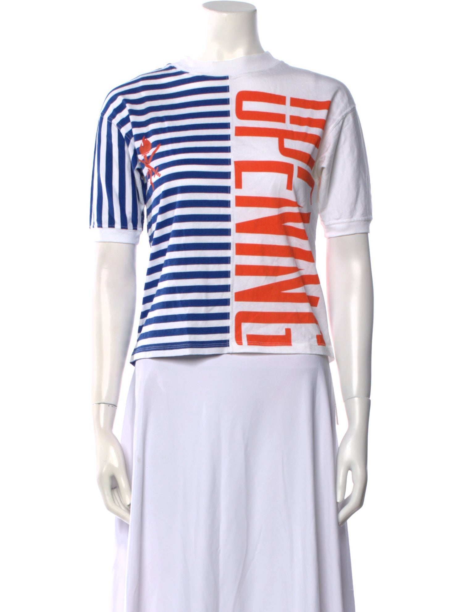 Opening Ceremony Striped Crew Neck T-Shirt