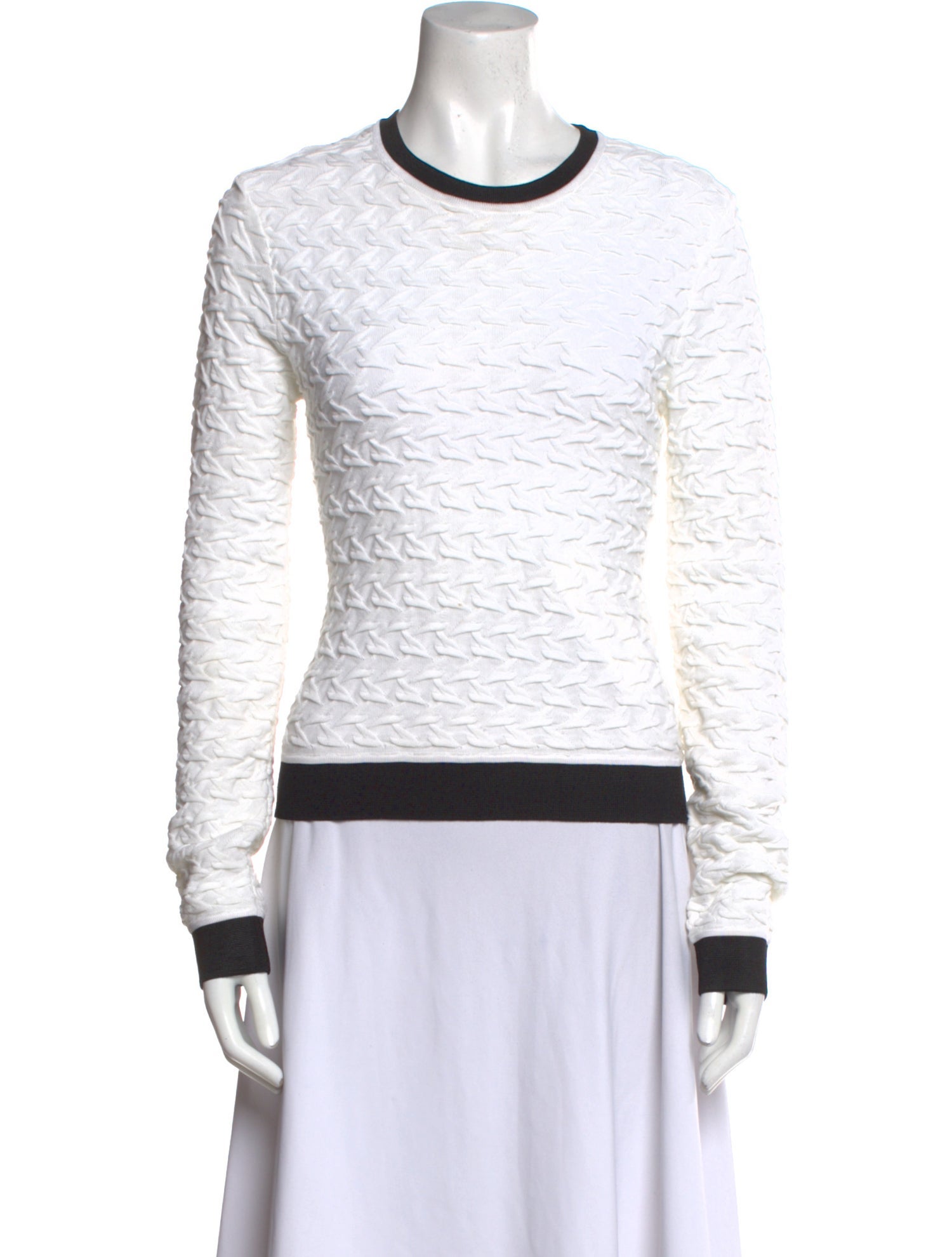 Opening Ceremony Crew Neck Long Sleeve Sweatshirt