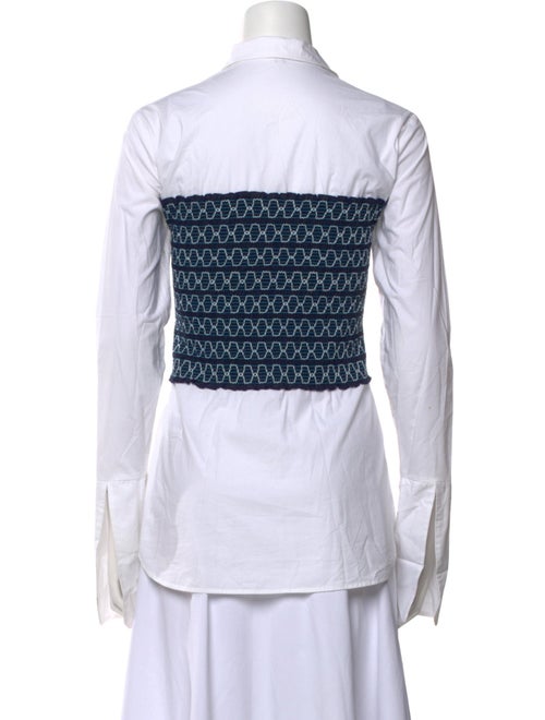 Opening Ceremony Graphic Print Long Sleeve Button-Up Top