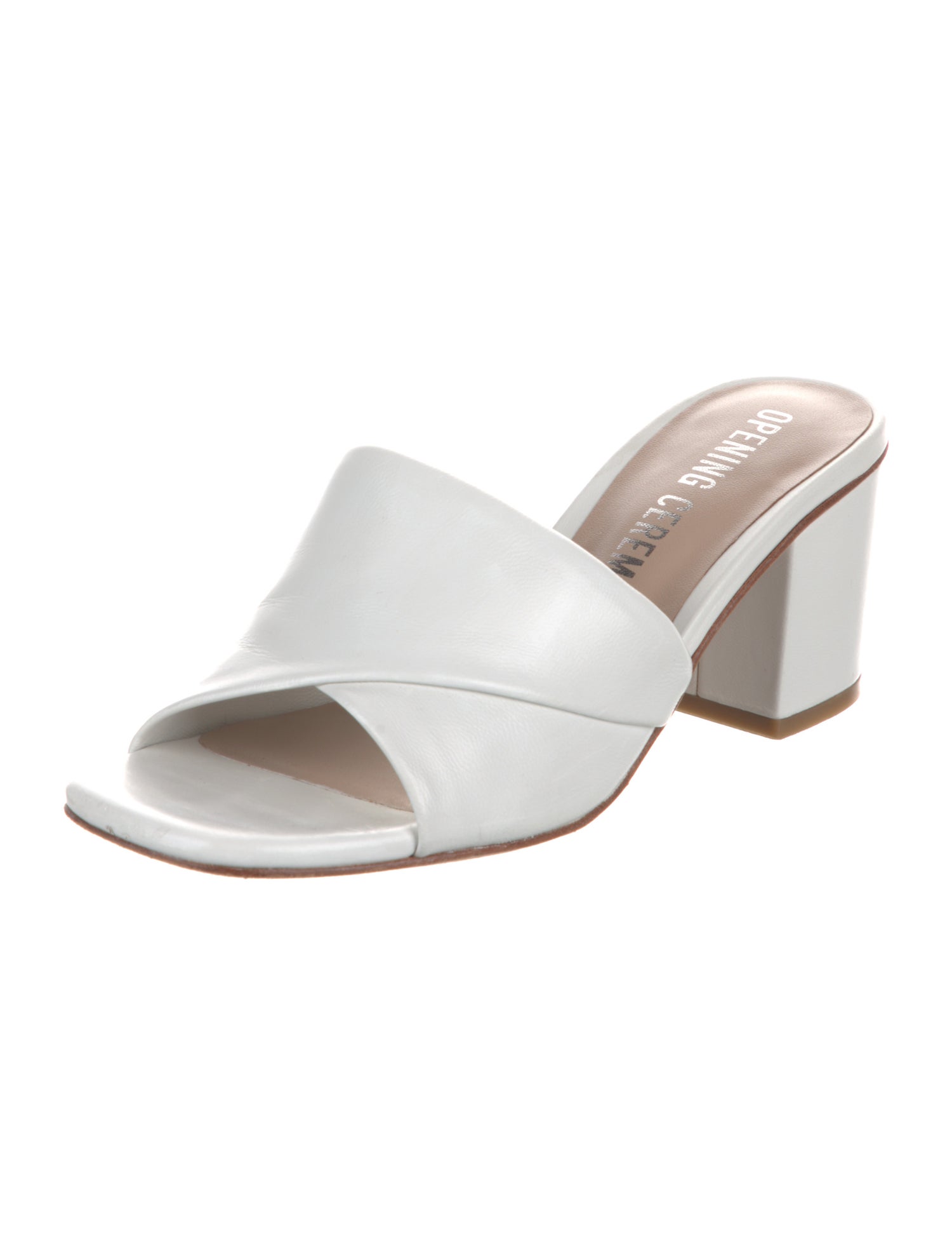 Opening Ceremony Leather Slides