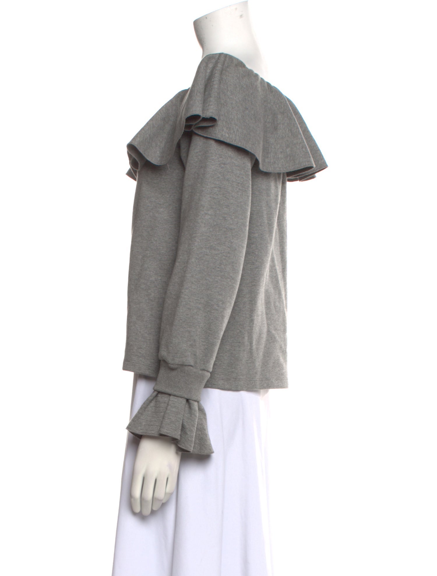 Opening Ceremony Off-The-Shoulder Long Sleeve Sweatshirt