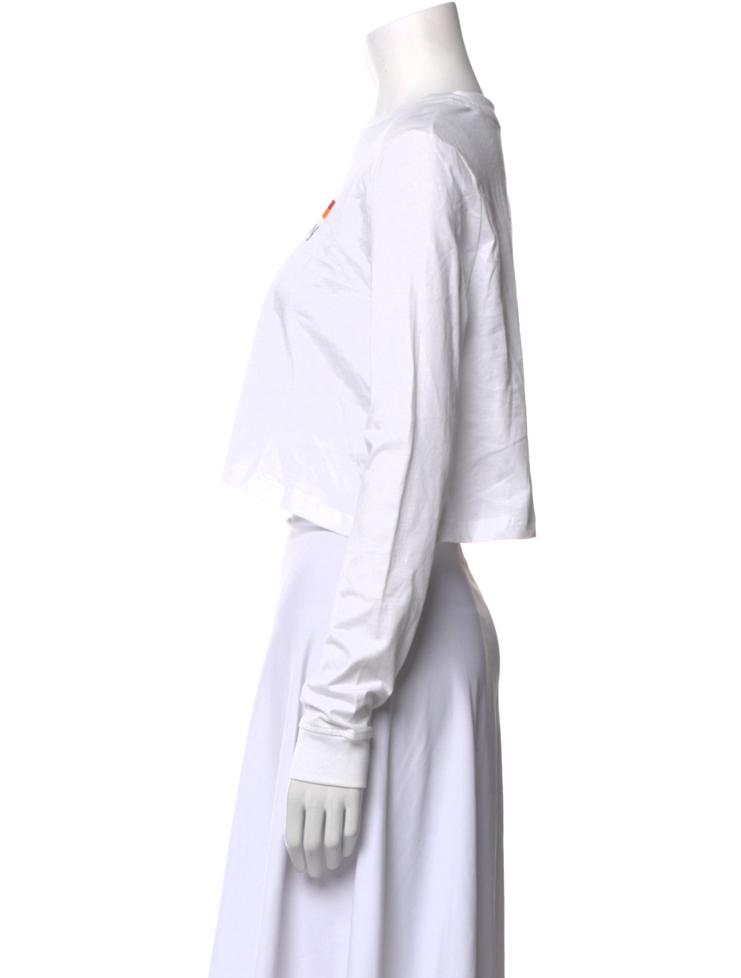 Opening Ceremony Graphic Print Crew Neck Crop Top